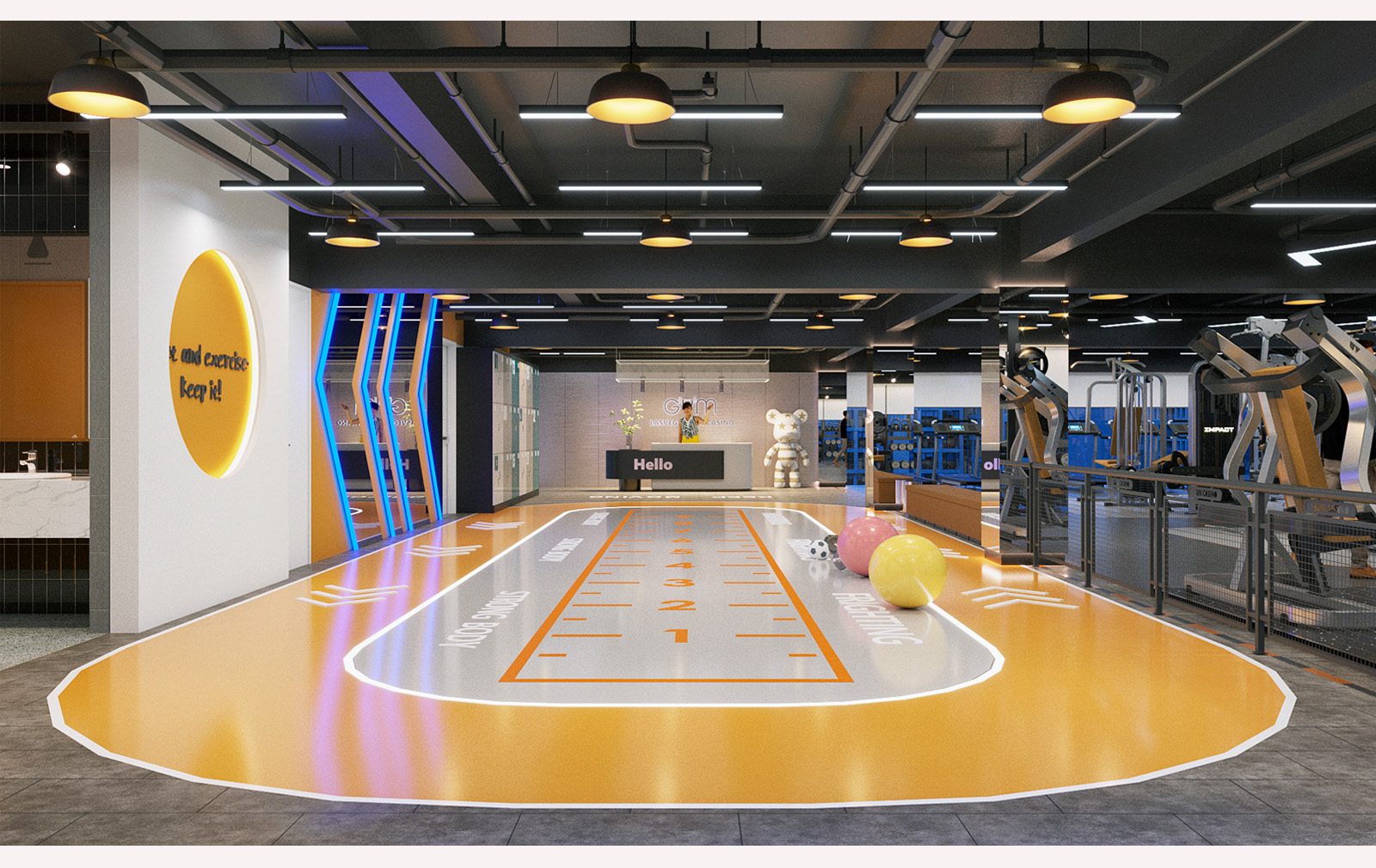 NỘI THẤT - GYM BASIC - LAS VEGAS SUN CASINO - BLOCK D